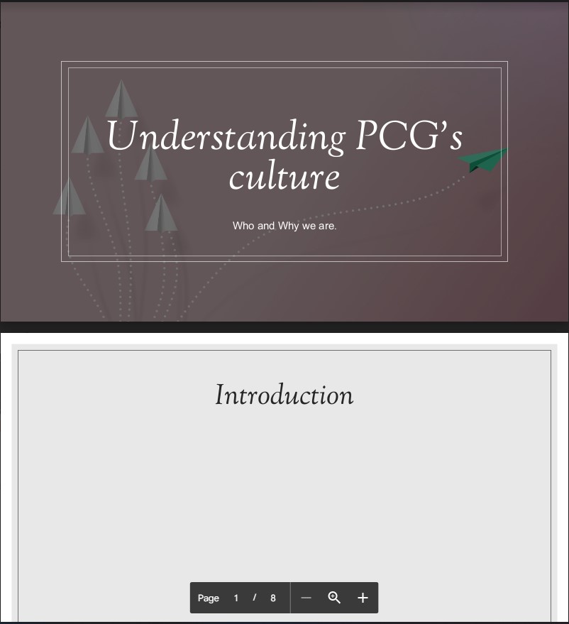 understanding pcg culture